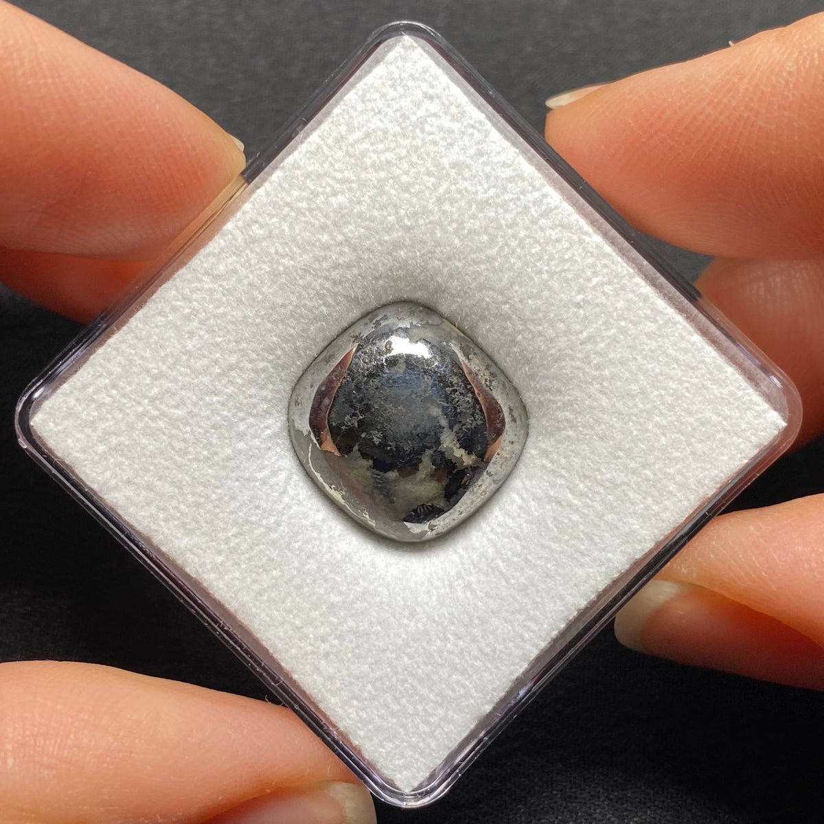 Silver/Cobalt Ore Cabochon