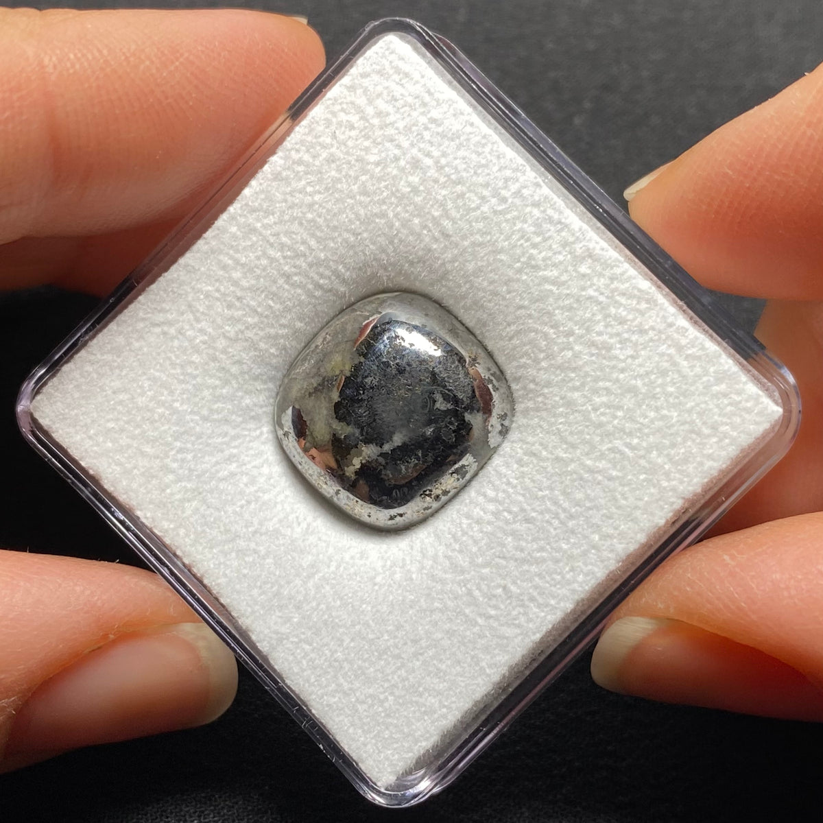 Silver/Cobalt Ore Cabochon