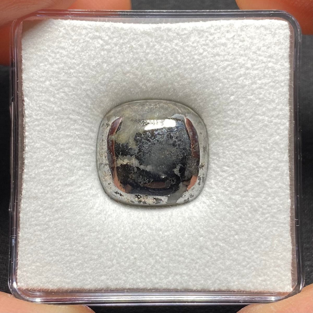 Silver/Cobalt Ore Cabochon