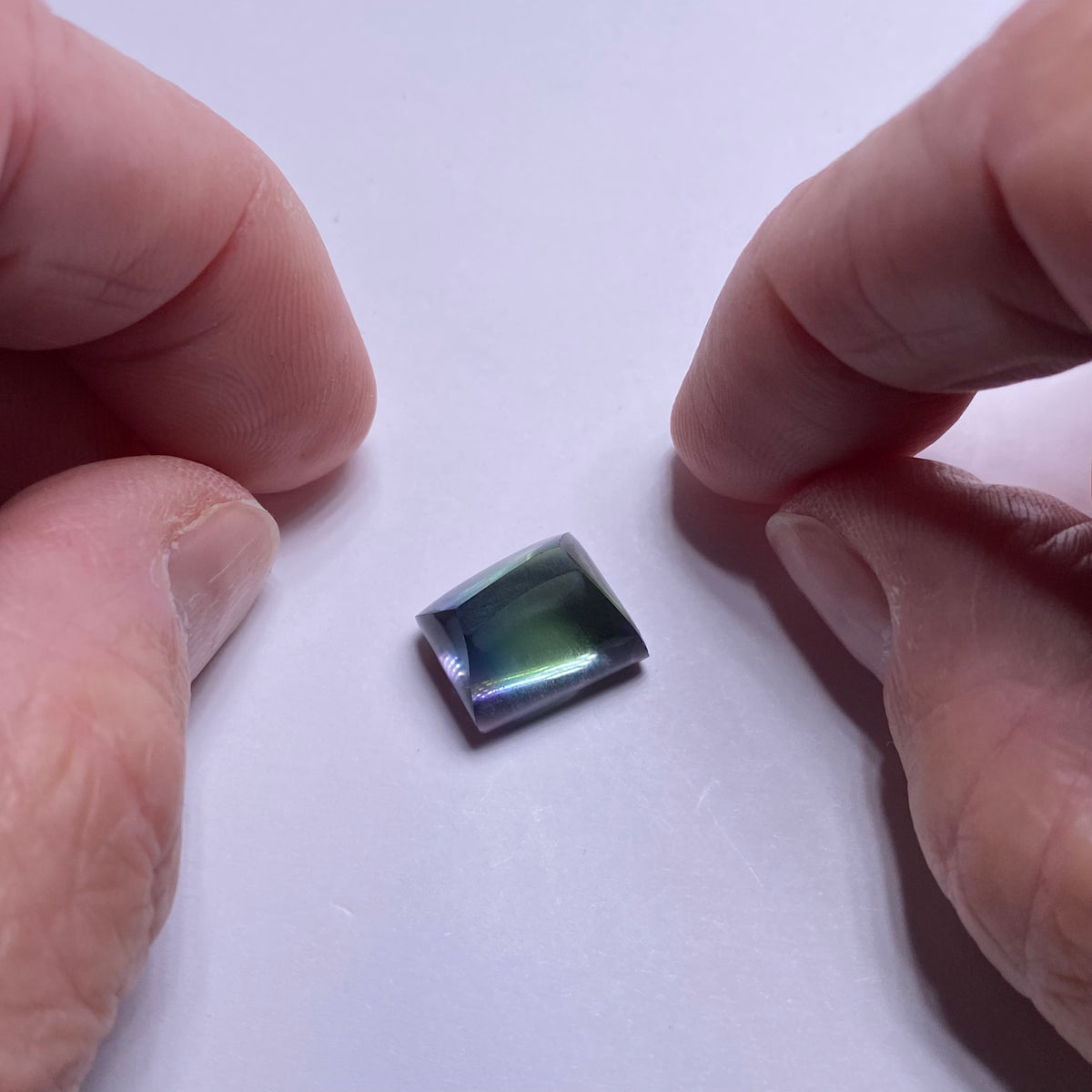 Unheated Peacock Tanzanite Preform