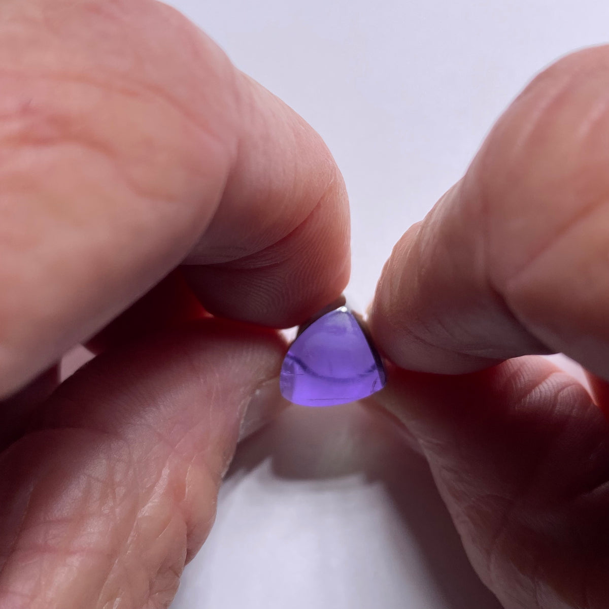 Unheated Peacock Tanzanite Preform