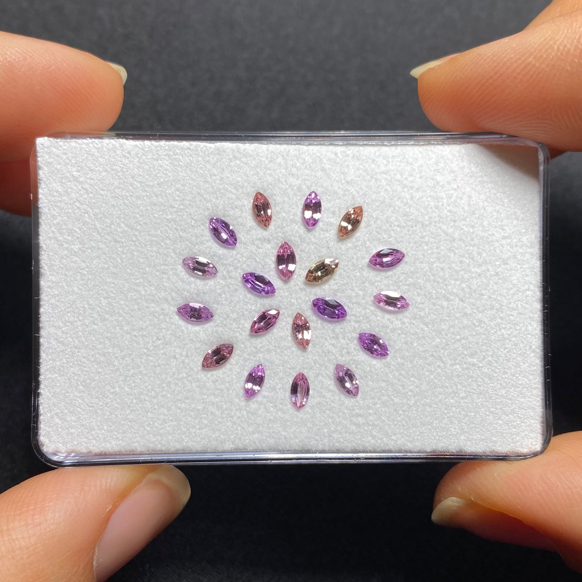 Madagascar Sapphire Marquise Set