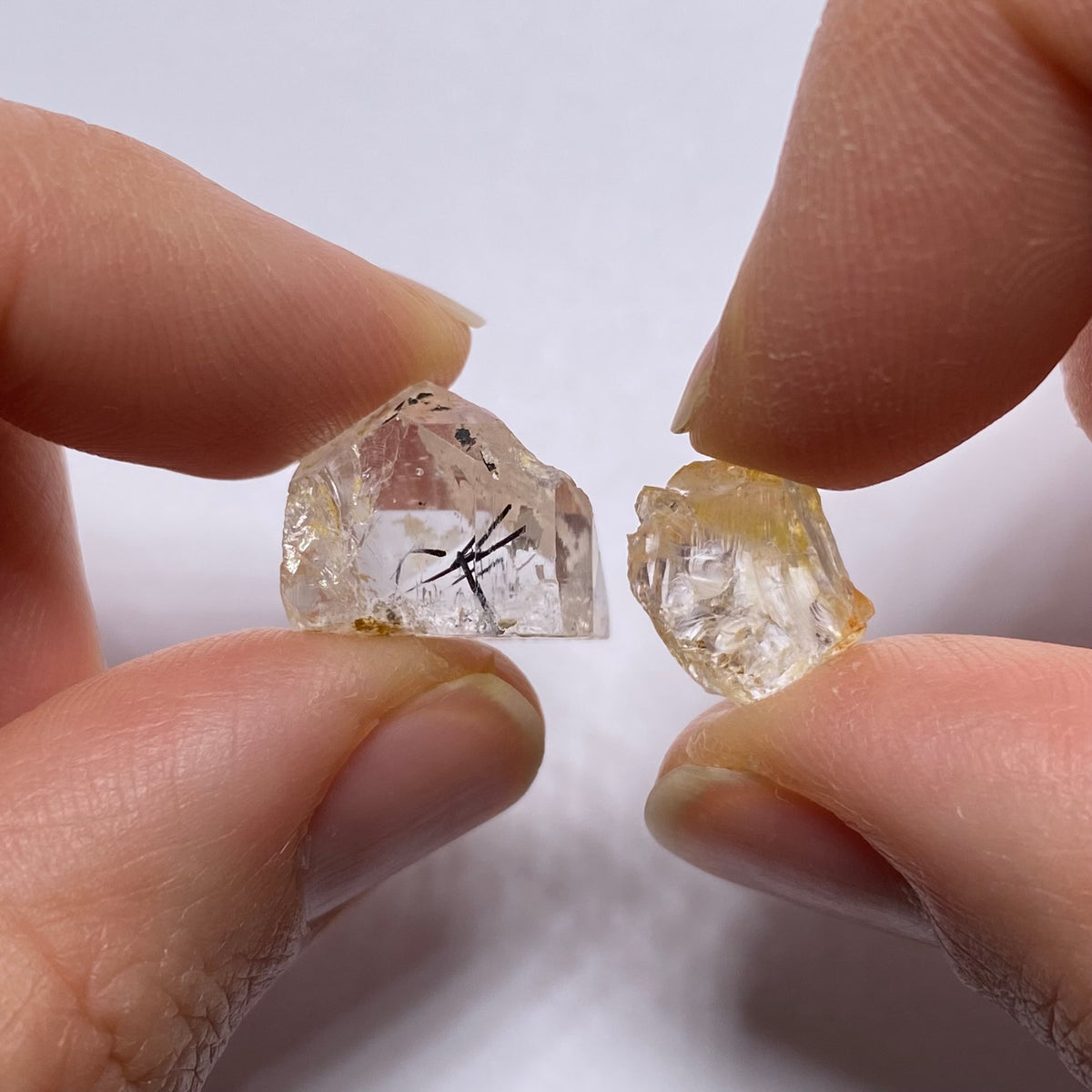 Rutile in Topaz - Brazil