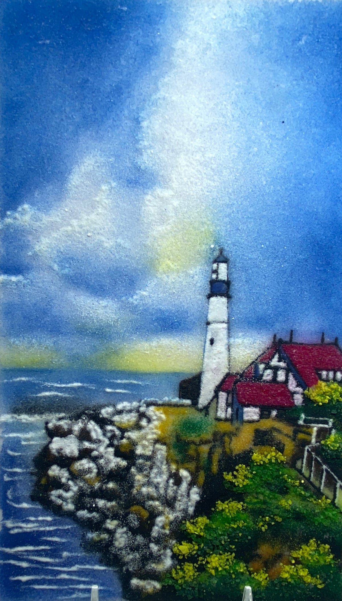 Gem Painting - Seaside Lighthouse
