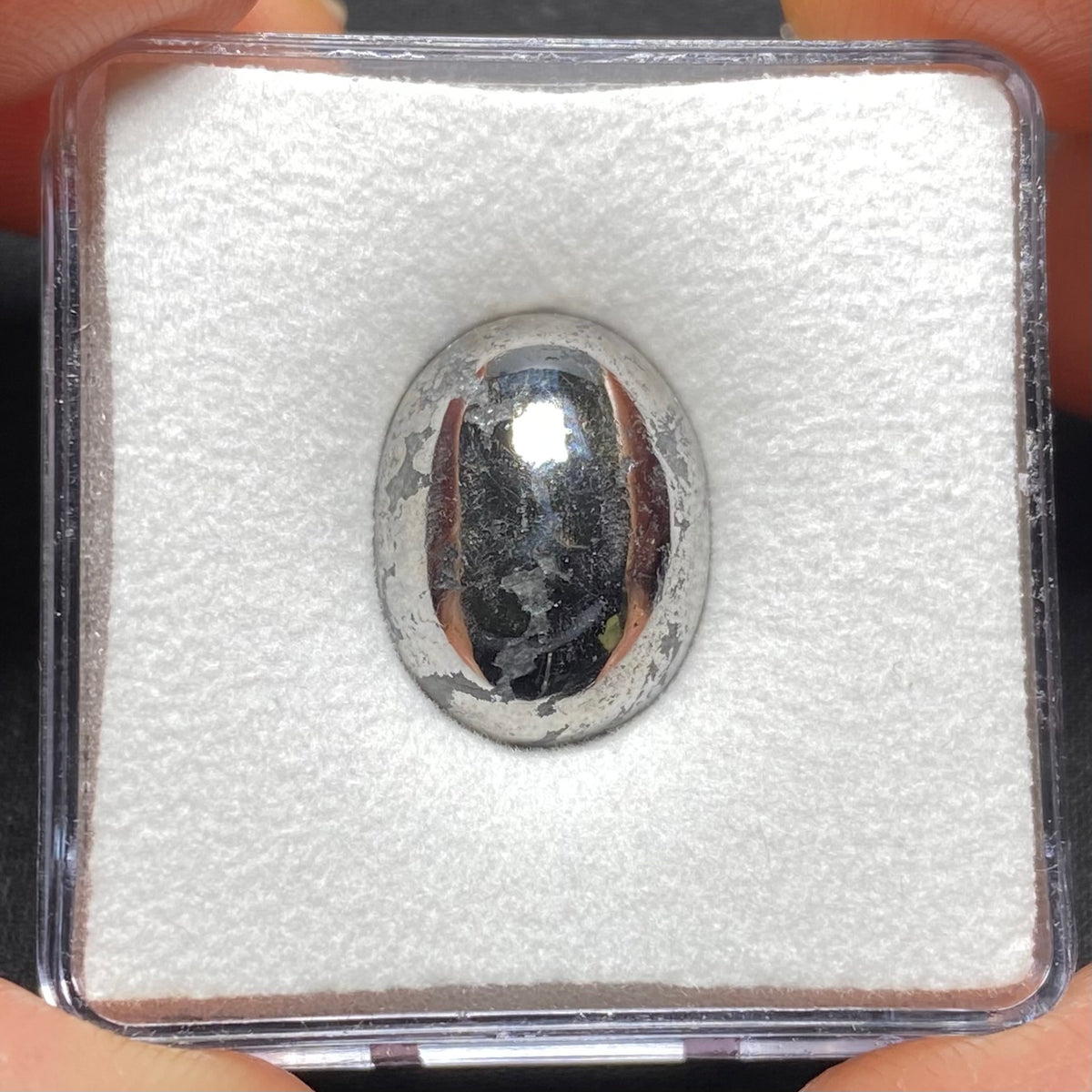 Silver/Cobalt Ore Cabochon - Canada