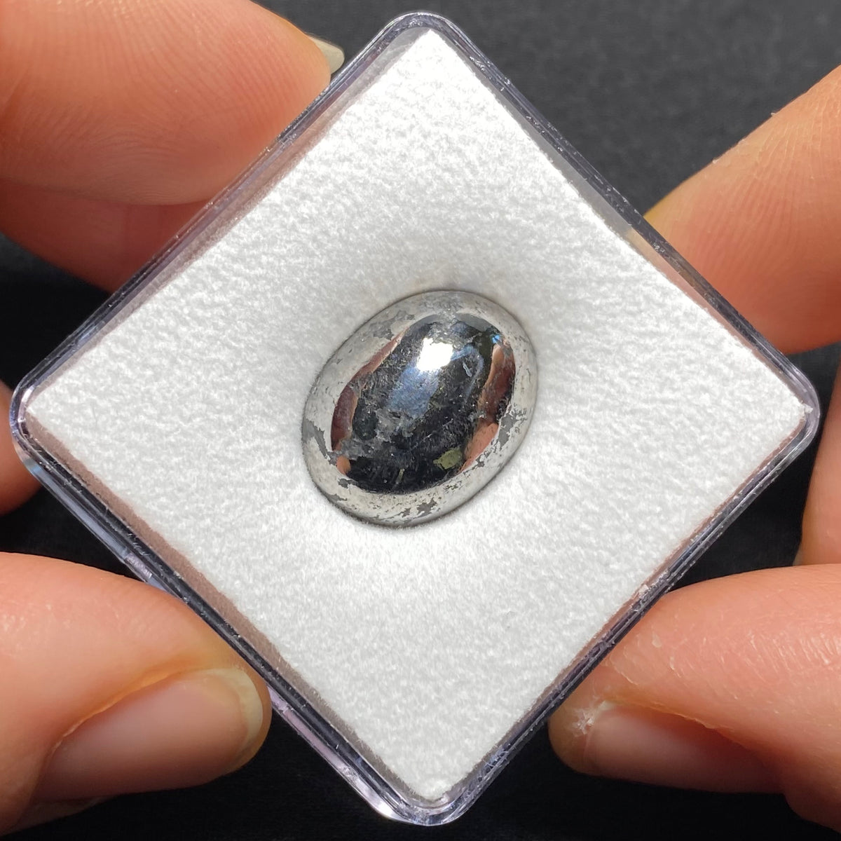 Silver/Cobalt Ore Cabochon - Canada
