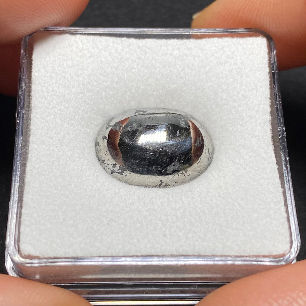 Silver/Cobalt Ore Cabochon - Canada