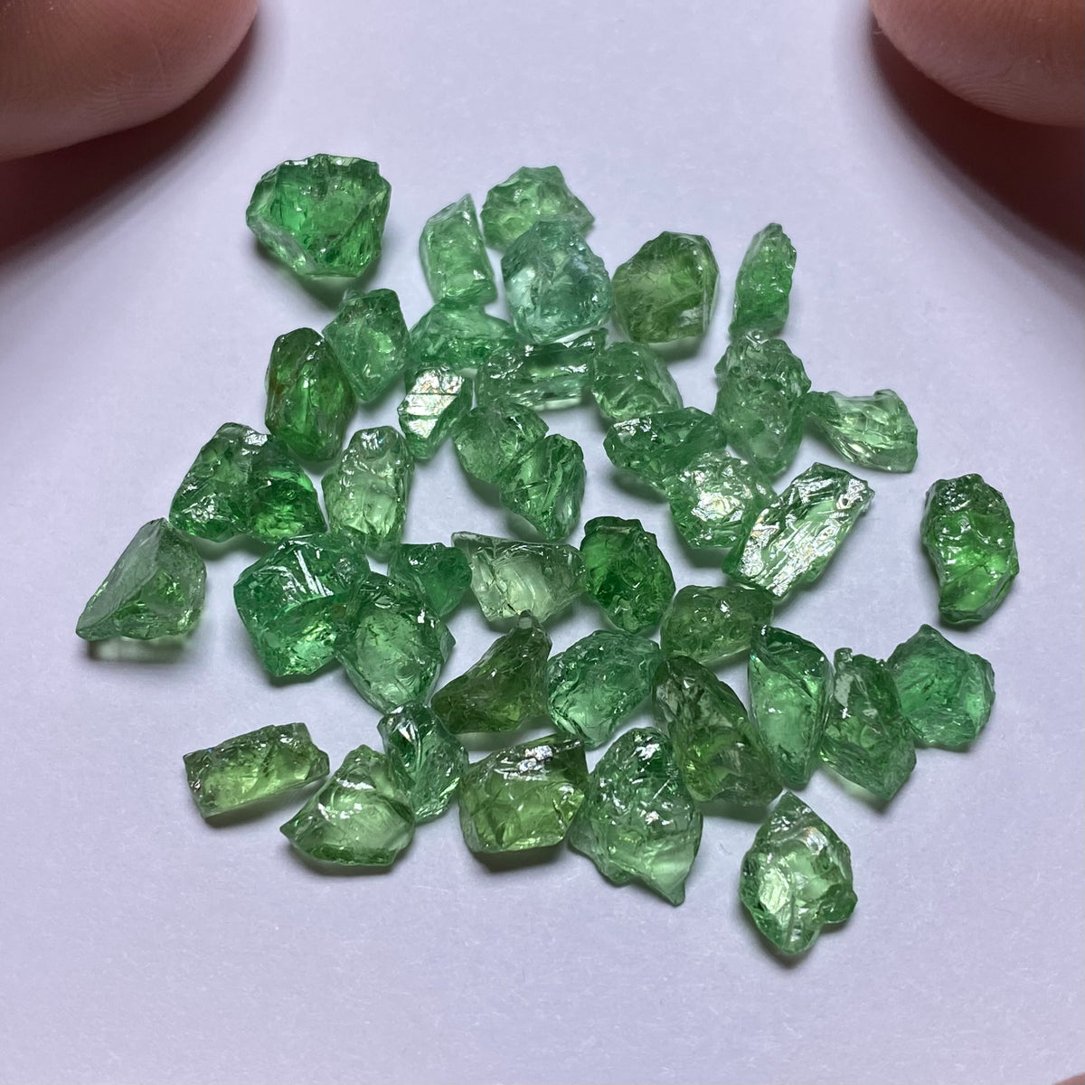 Tsavorite Garnets - Tanzania