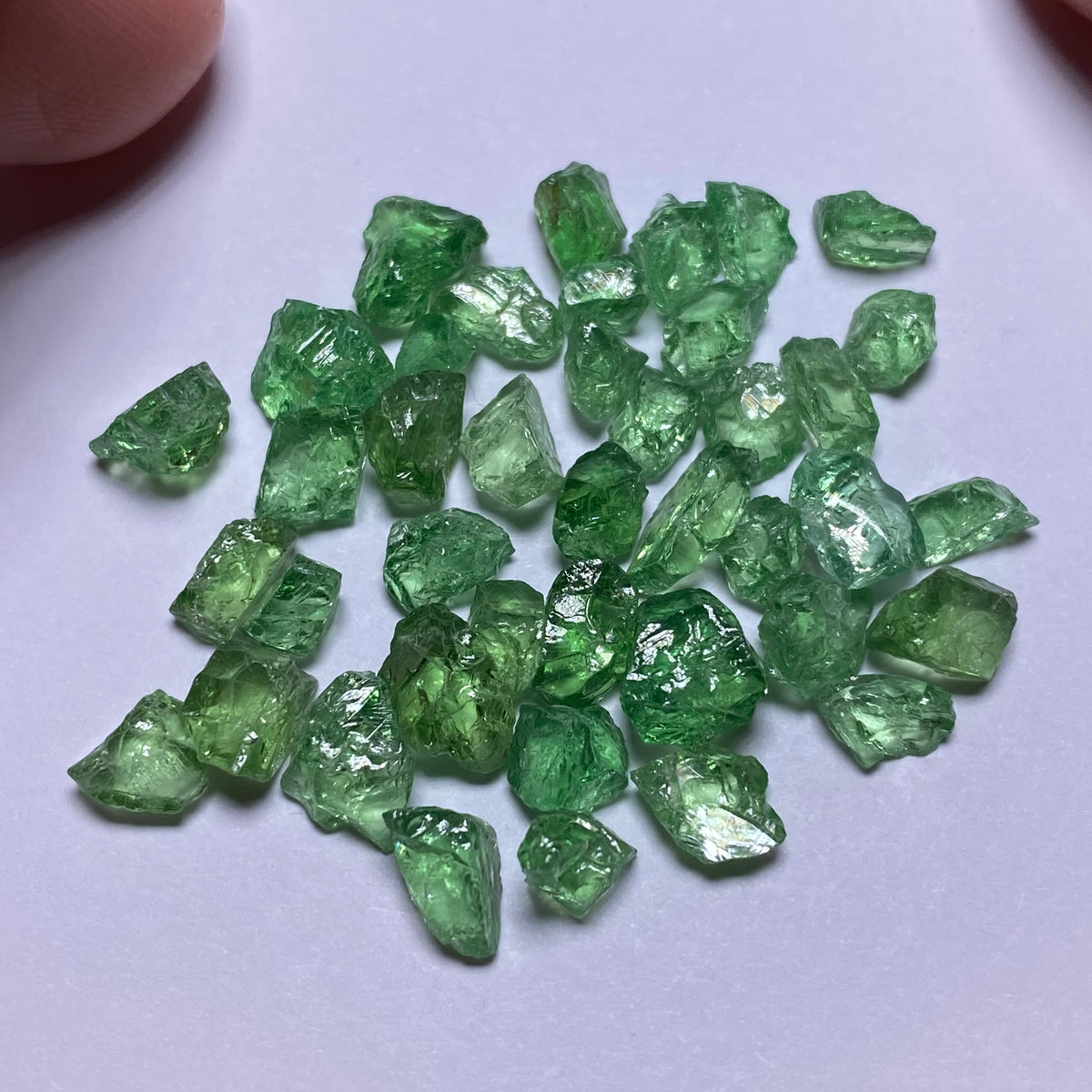 Tsavorite Garnets - Tanzania