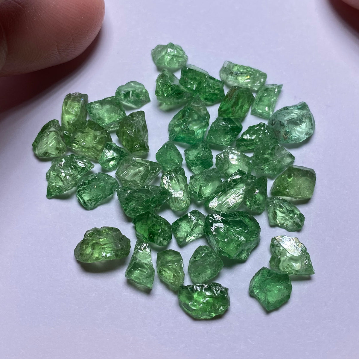 Tsavorite Garnets - Tanzania