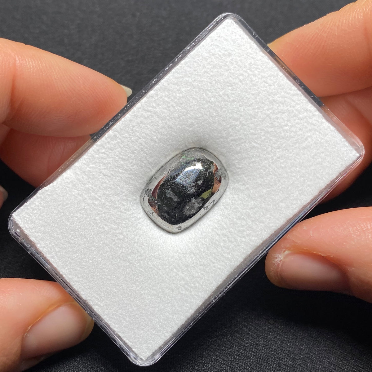 Silver/Cobalt Ore Cabochon