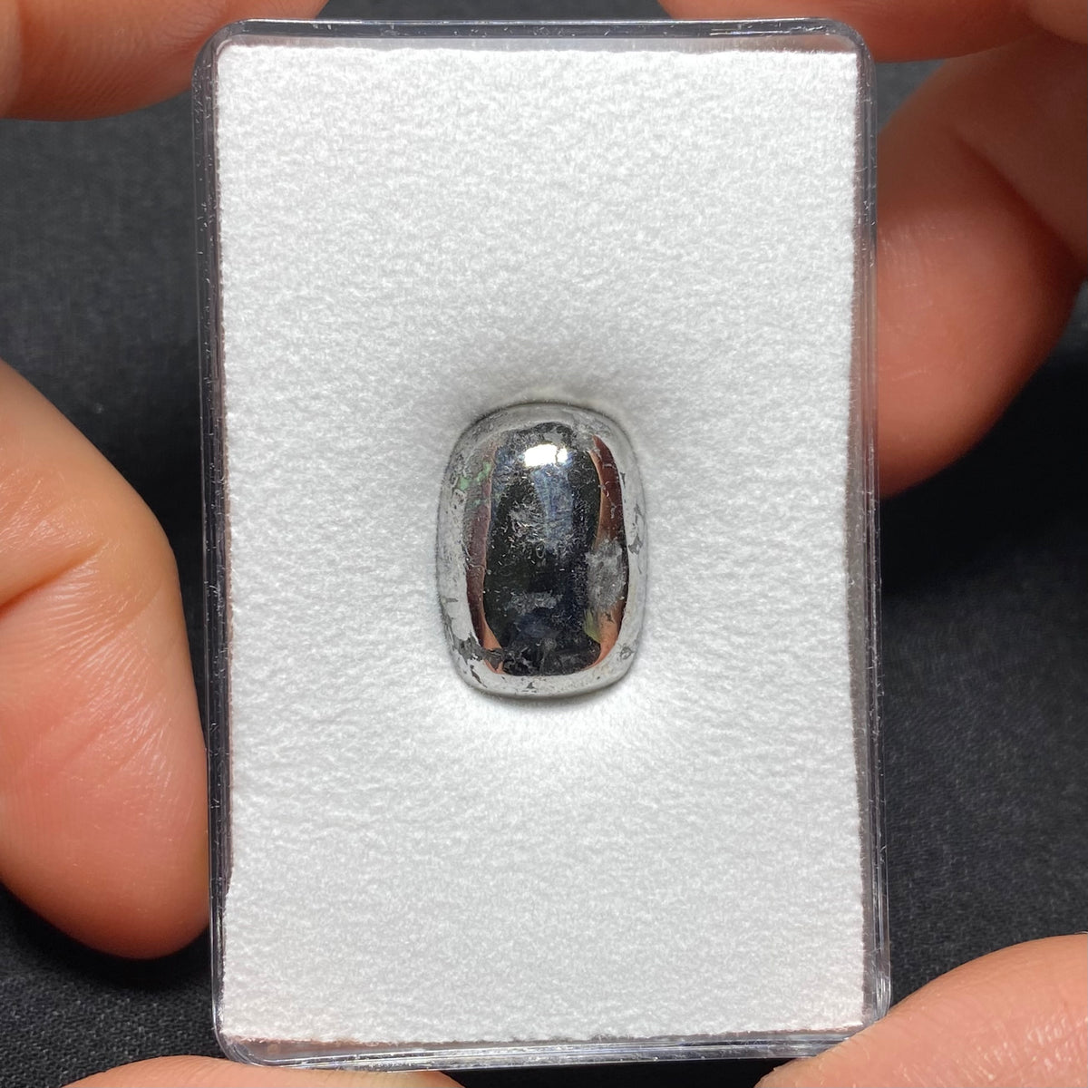 Silver/Cobalt Ore Cabochon