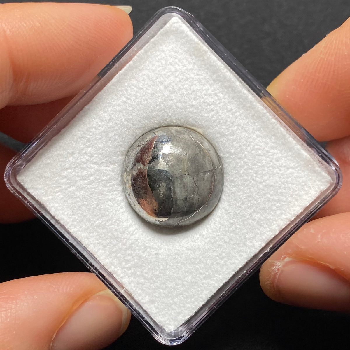 Silver/Cobalt Ore Cabochon