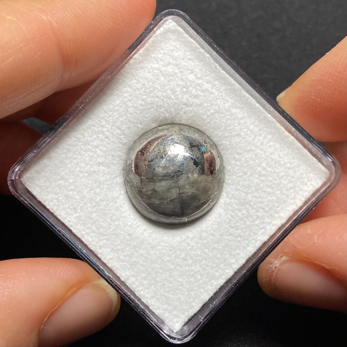 Silver/Cobalt Ore Cabochon