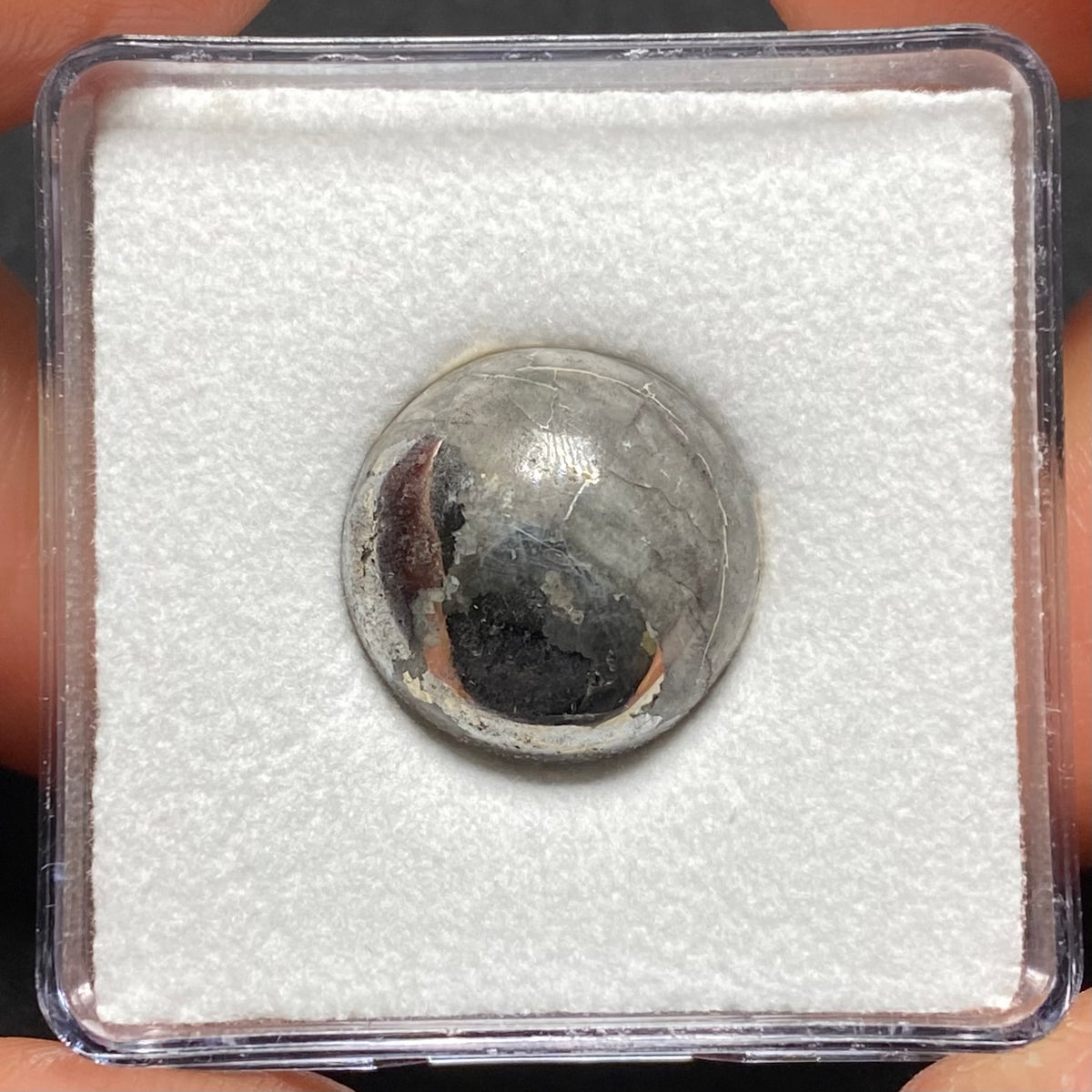 Silver/Cobalt Ore Cabochon