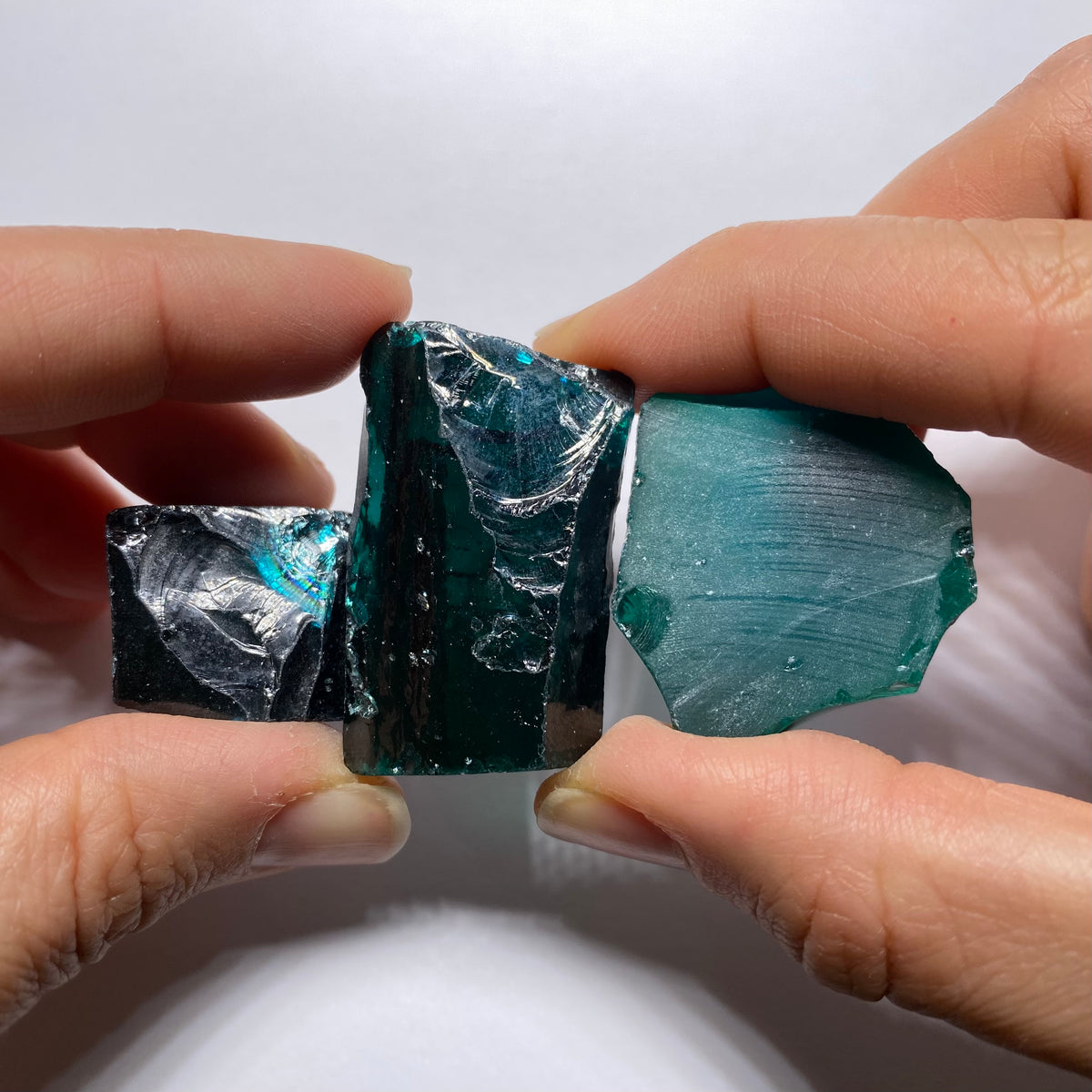 Blue Green Cubic Zirconia