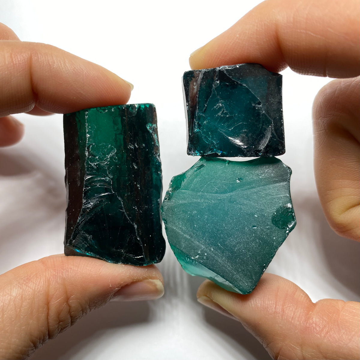 Blue Green Cubic Zirconia