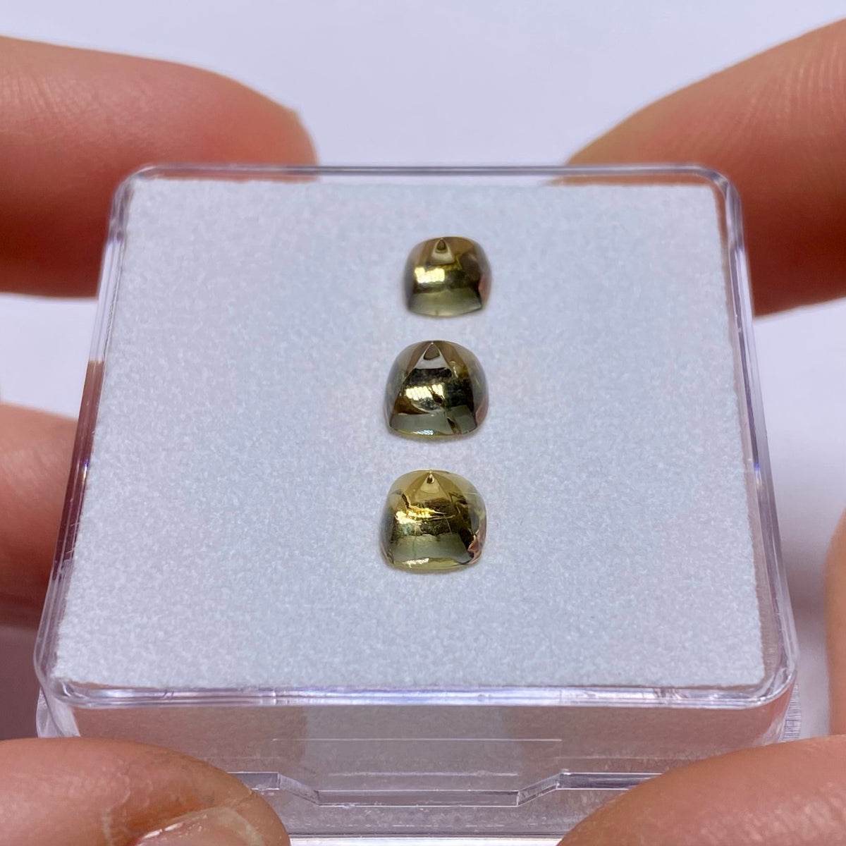 Unheated Yellow Tanzanite (Sugarloaf Cabochon), Tanzania