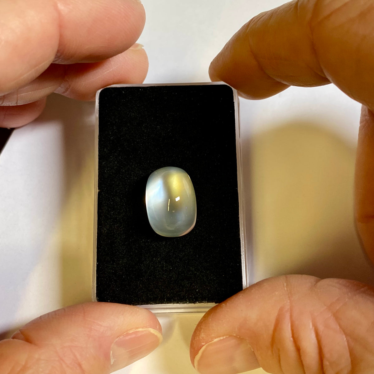 Silver &amp; Blue Burmese Moonstone