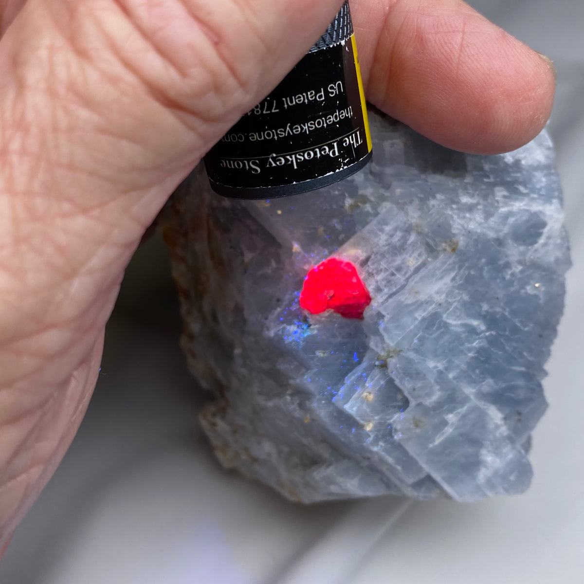Ruby Crystal on Calcite – Mogok, Burma