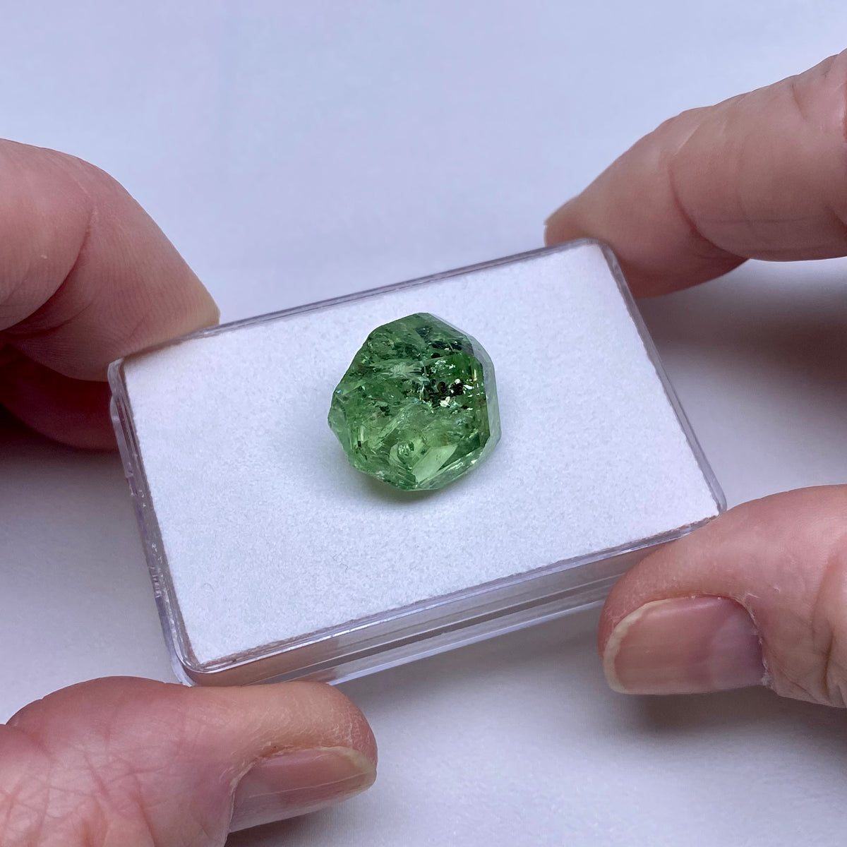 Grossular Mint Garnet - Merelani Hills, Tanzania