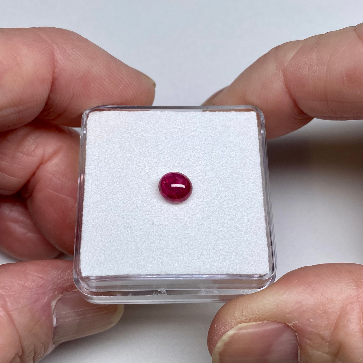 Blood-Red Spinel Cabochon – Burma
