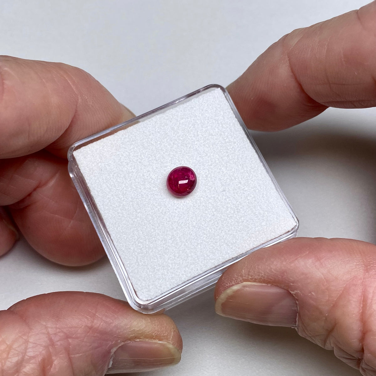 Blood-Red Spinel Cabochon – Burma