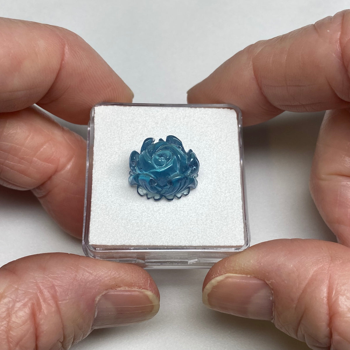 Aquamarine Carving