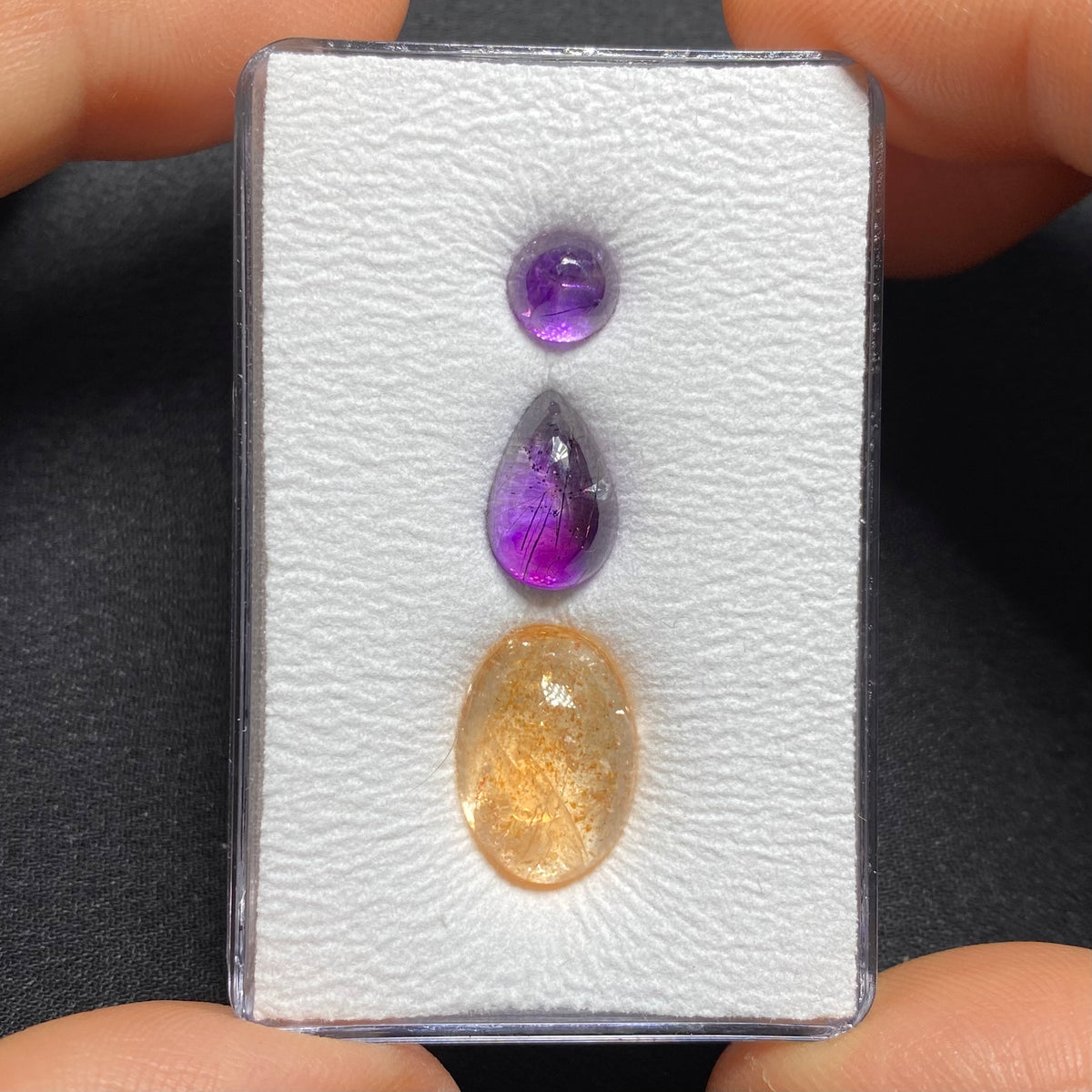 Illusion Sunstone & Amethyst -  Tanzania