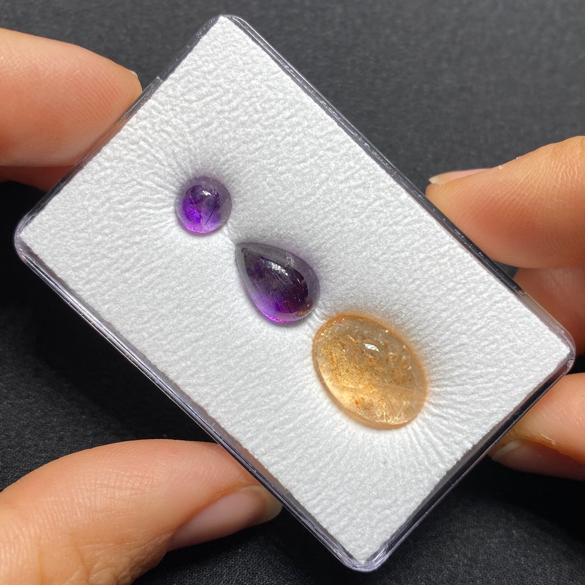 Illusion Sunstone & Amethyst -  Tanzania
