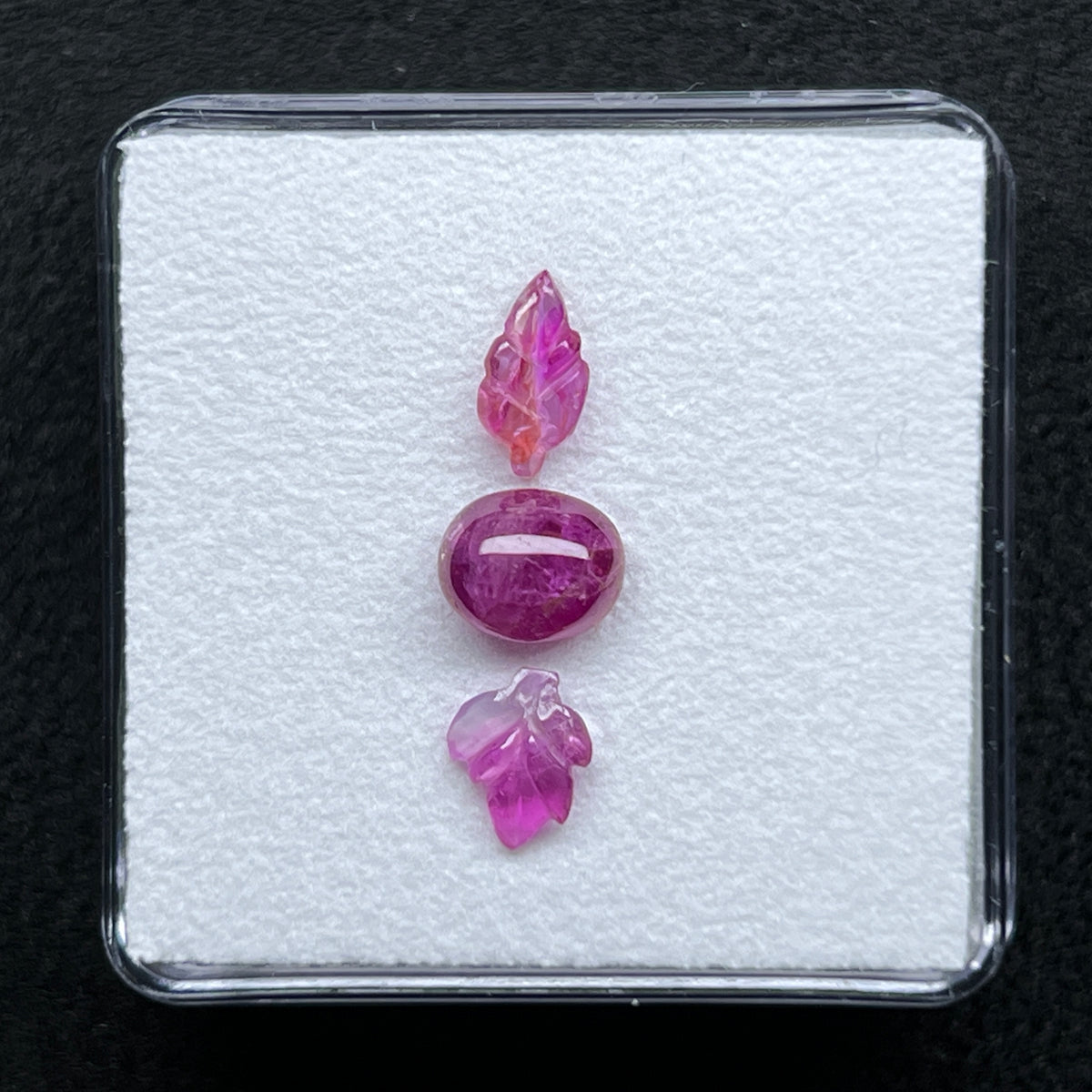 Ruby Cabochon &amp; Carvings