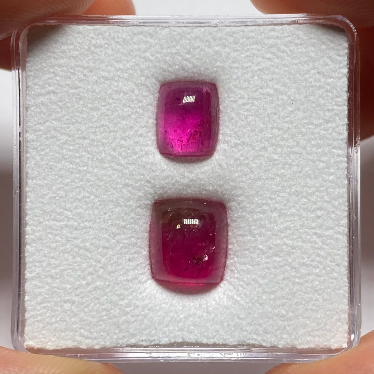 Rubellite Tourmaline Sugarloafs