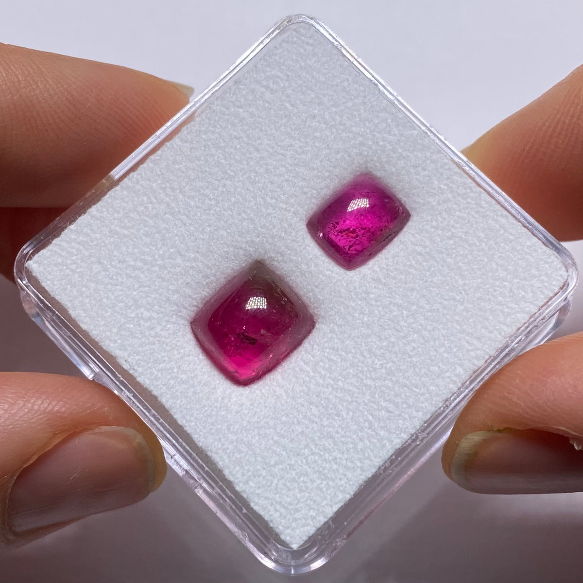 Rubellite Tourmaline Sugarloafs