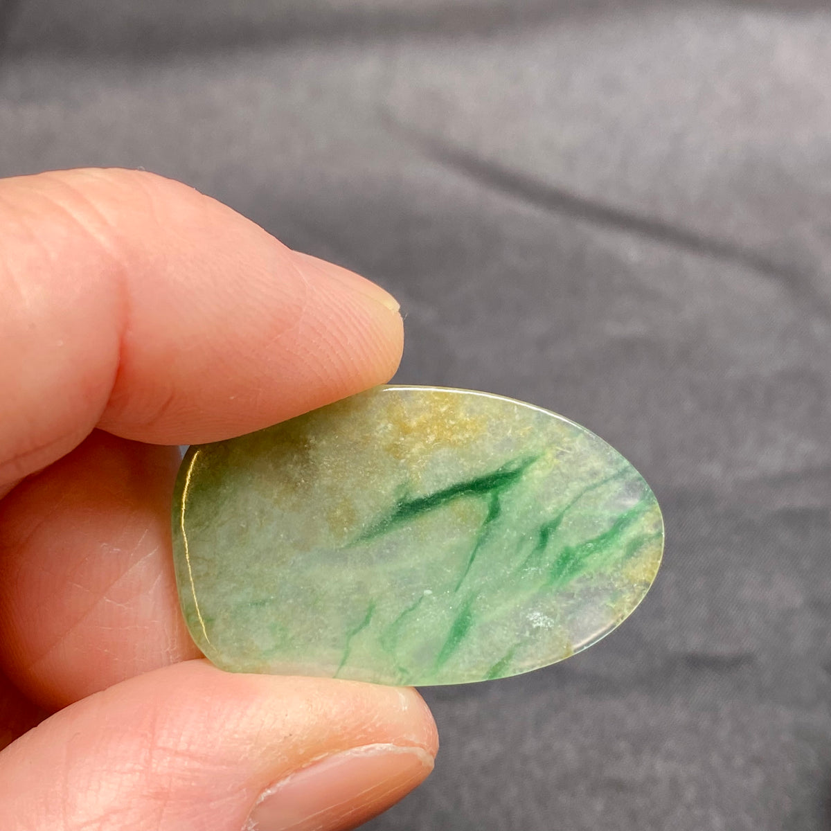 Jadeite Jade Fish Carving - Burma