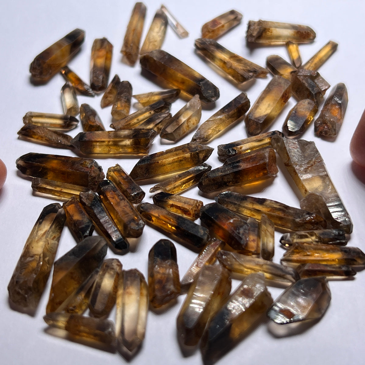 Yellow Jacket Quartz Crystals - Nigeria