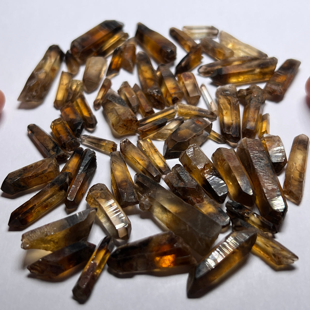 Yellow Jacket Quartz Crystals - Nigeria