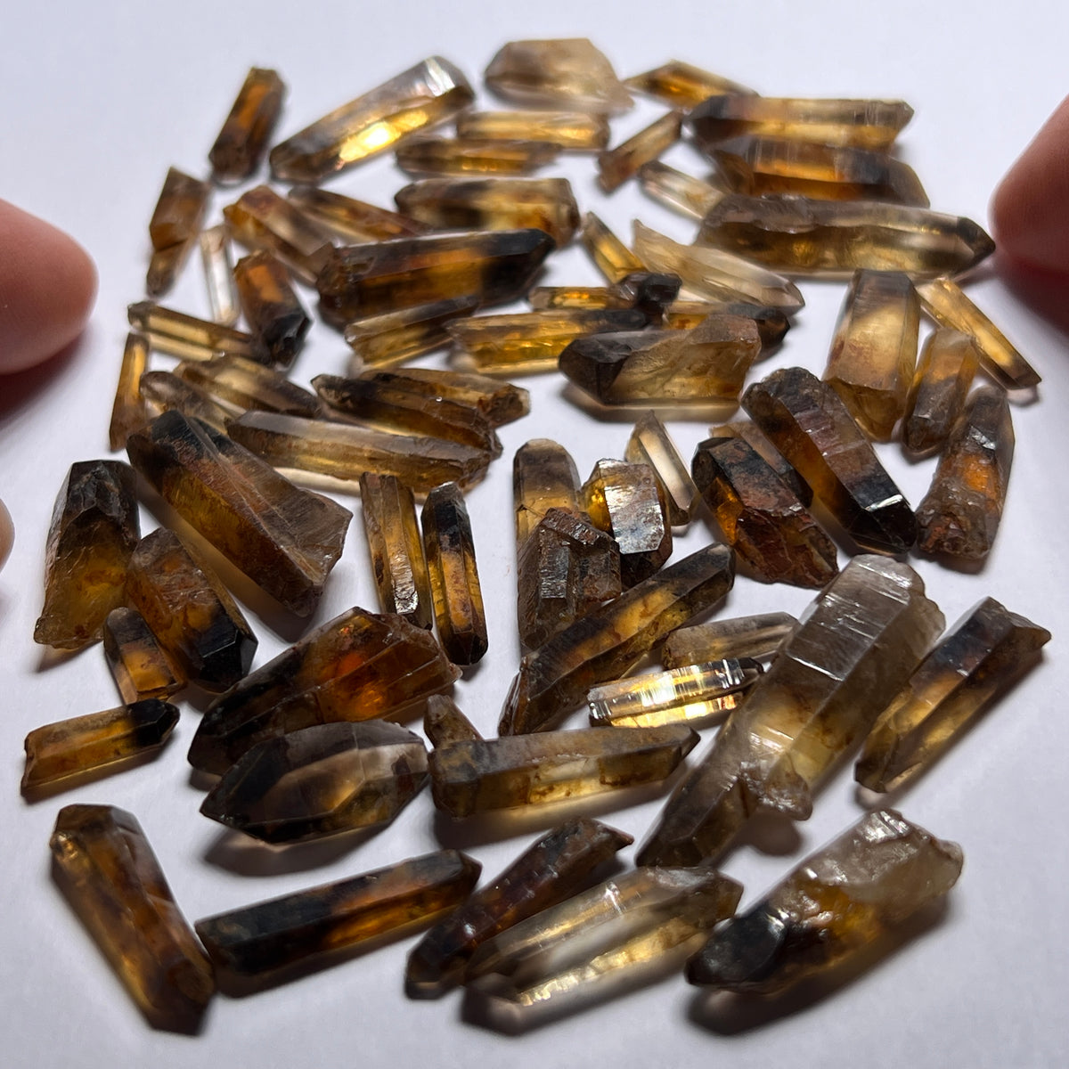 Yellow Jacket Quartz Crystals - Nigeria