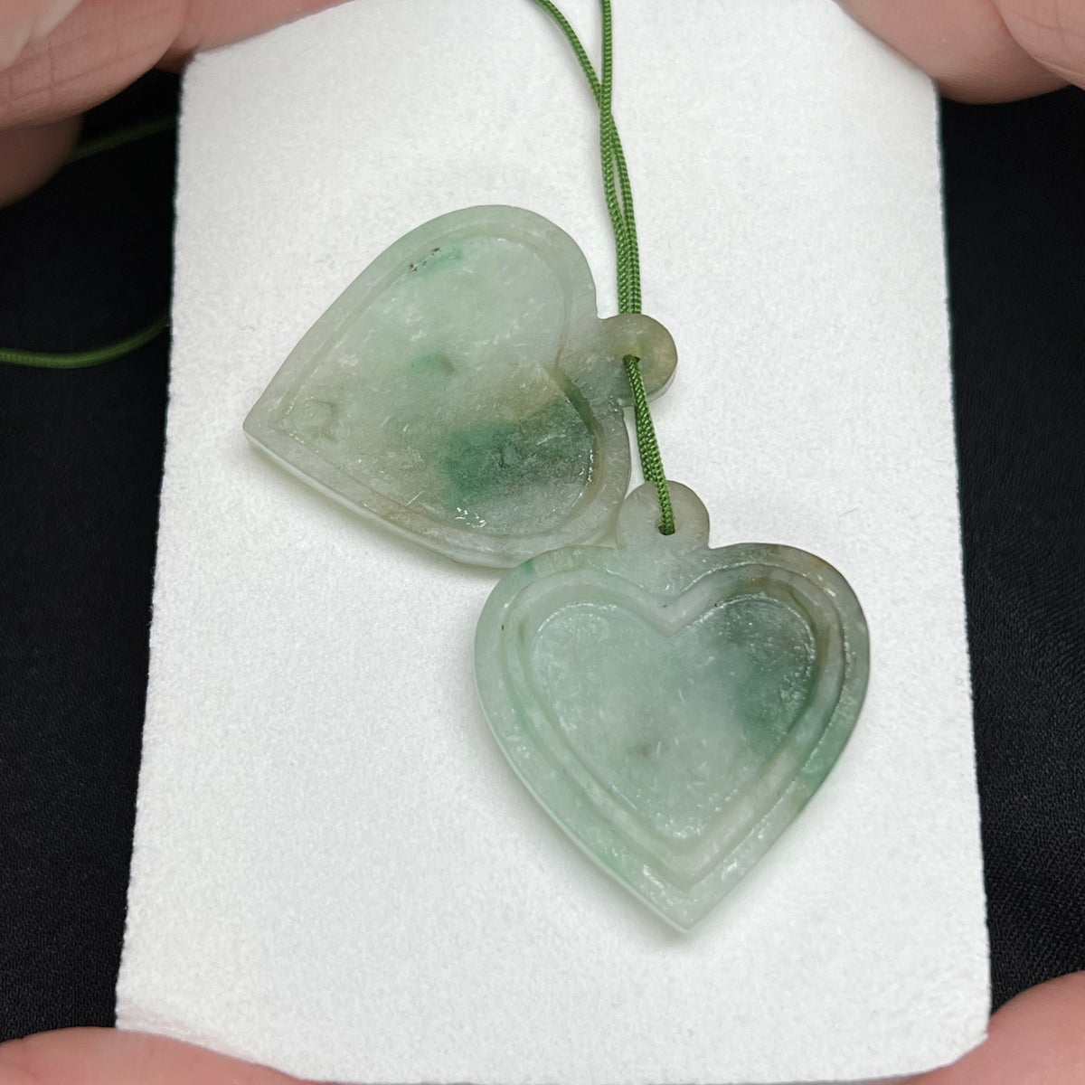 Jadeite locket pendent