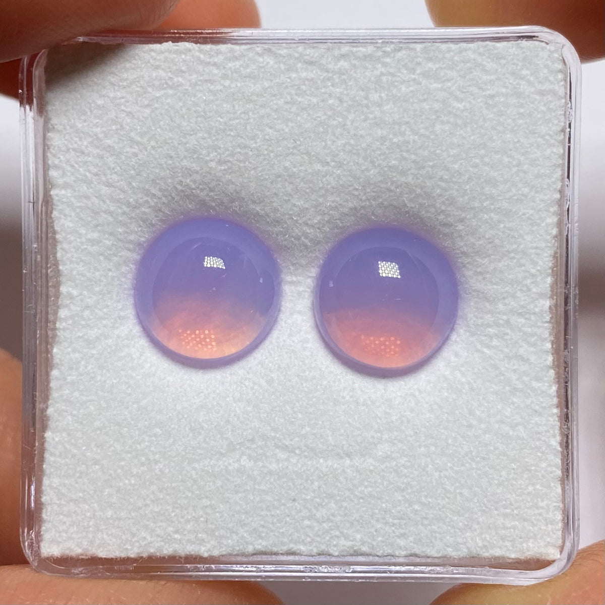 Lavender Quartz Cabochons