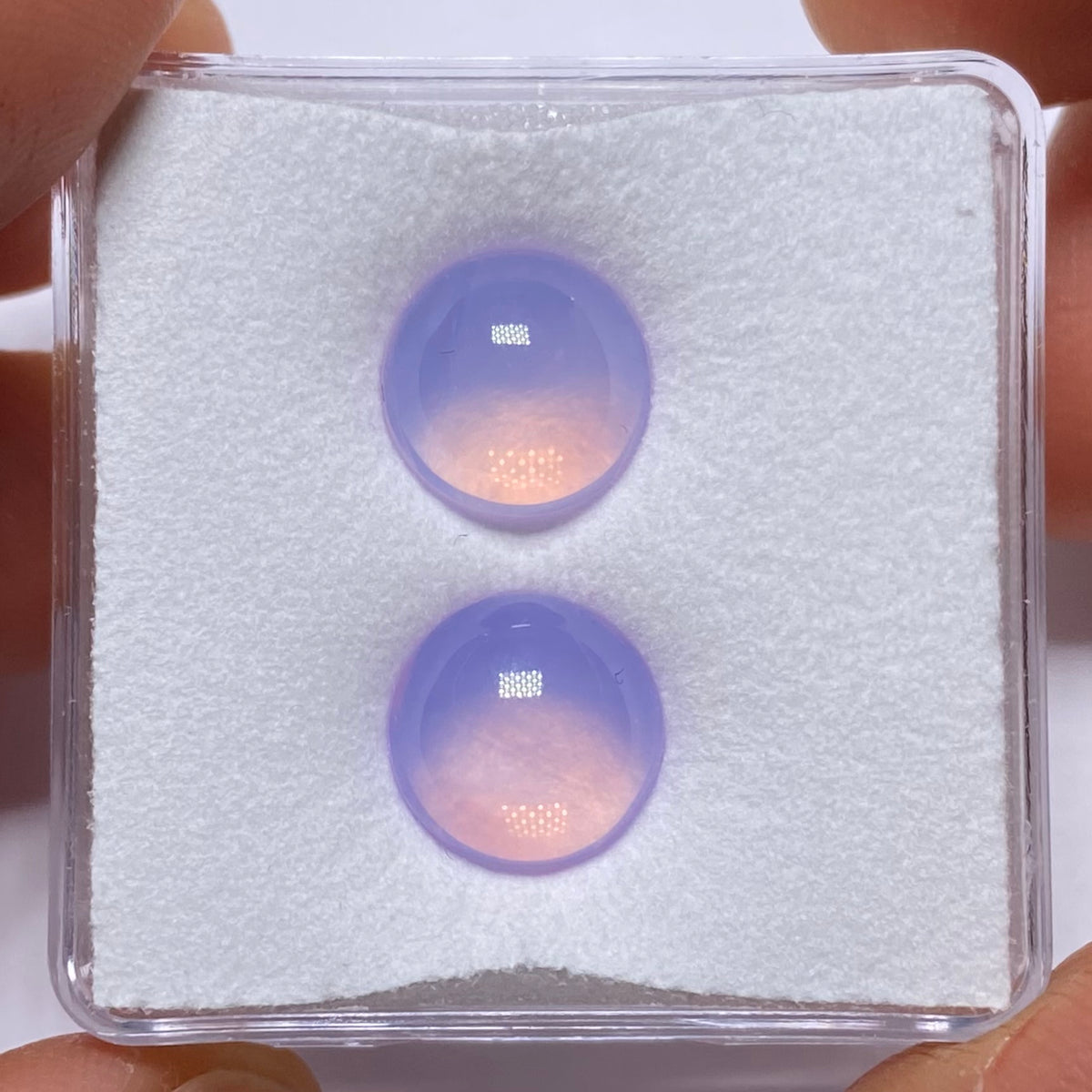 Lavender Quartz Cabochons