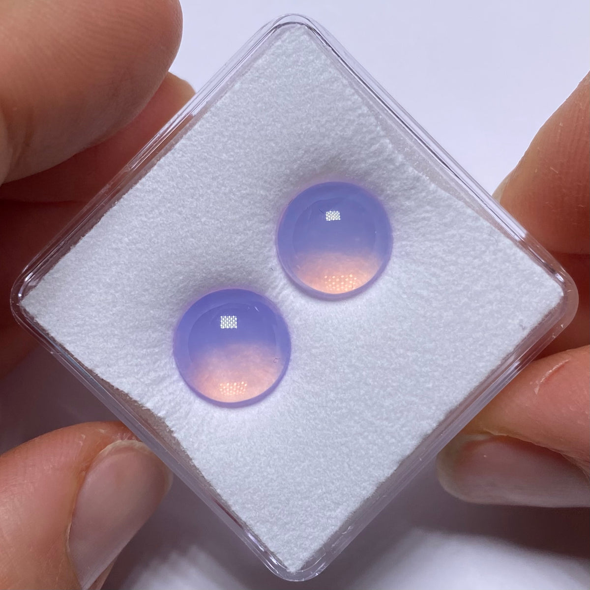 Lavender Quartz Cabochons