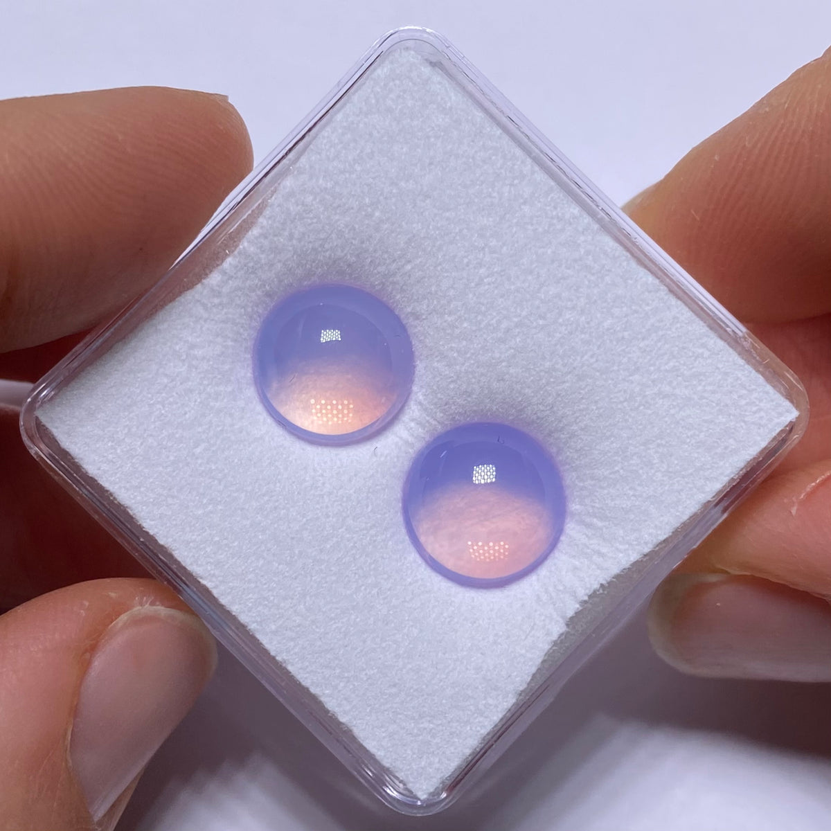 Lavender Quartz Cabochons