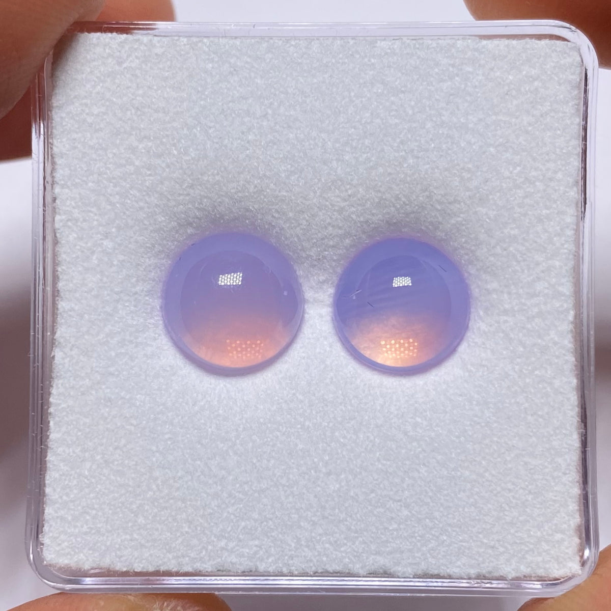 Lavender Quartz Cabochons