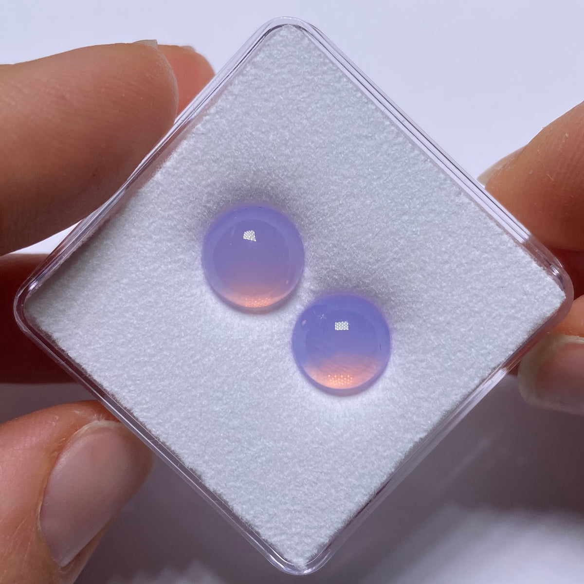 Lavender Quartz Cabochons