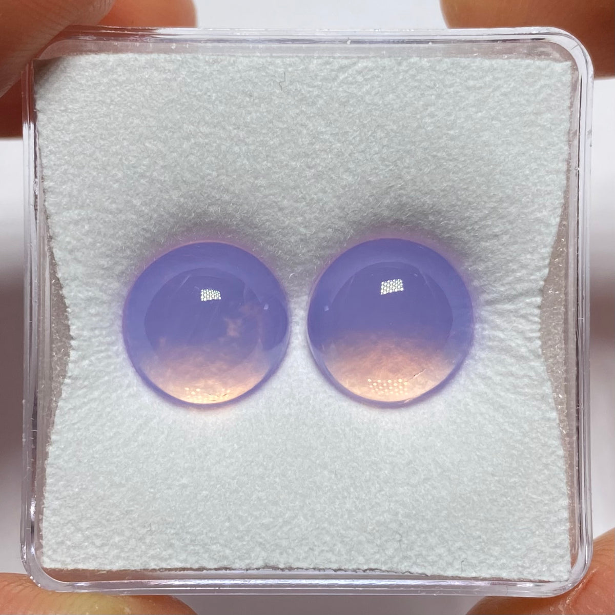 Lavender Quartz Cabochons