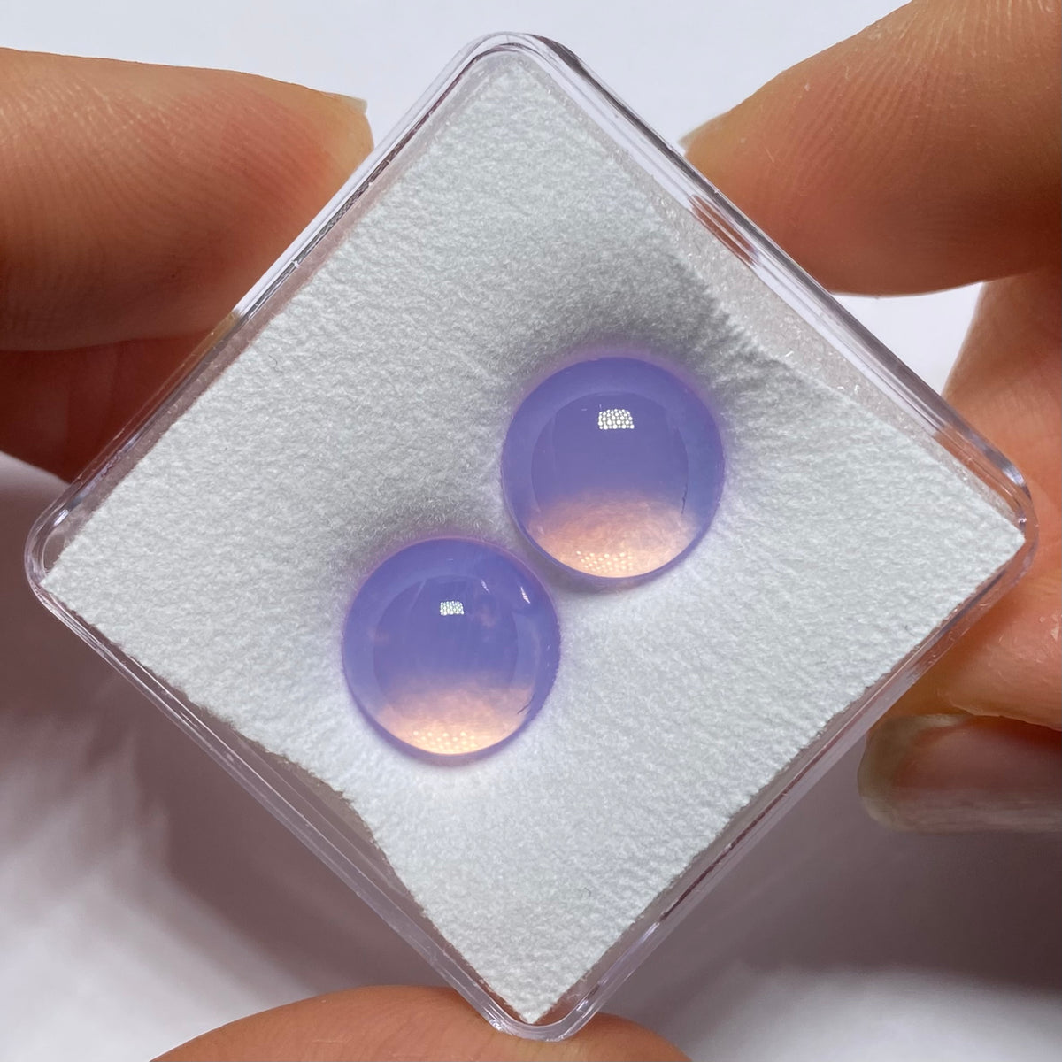 Lavender Quartz Cabochons