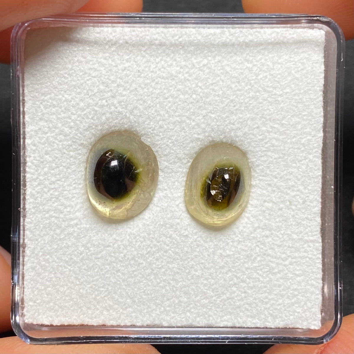 Eye Tourmaline Cabochons