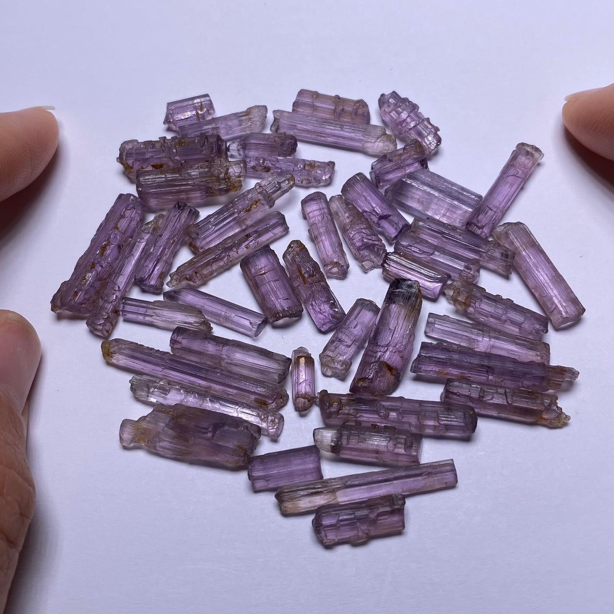 Purple Scapolite Crystals - Pamir, Tajikistan