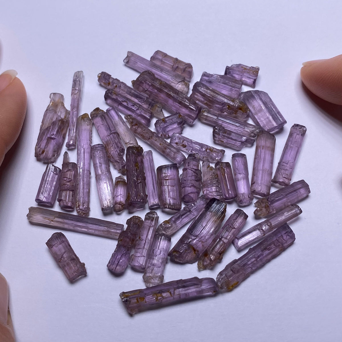 Purple Scapolite Crystals - Pamir, Tajikistan