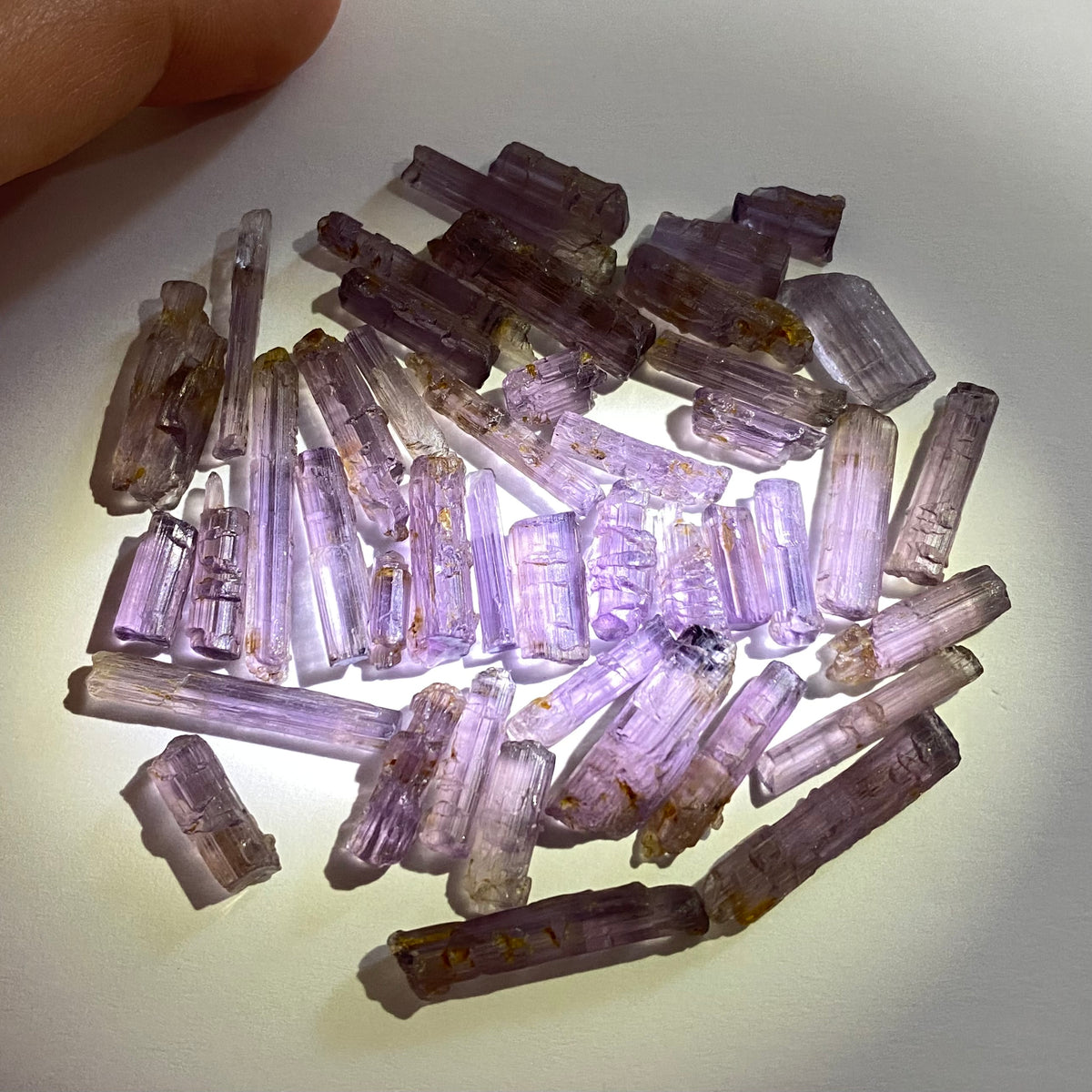Purple Scapolite Crystals - Pamir, Tajikistan